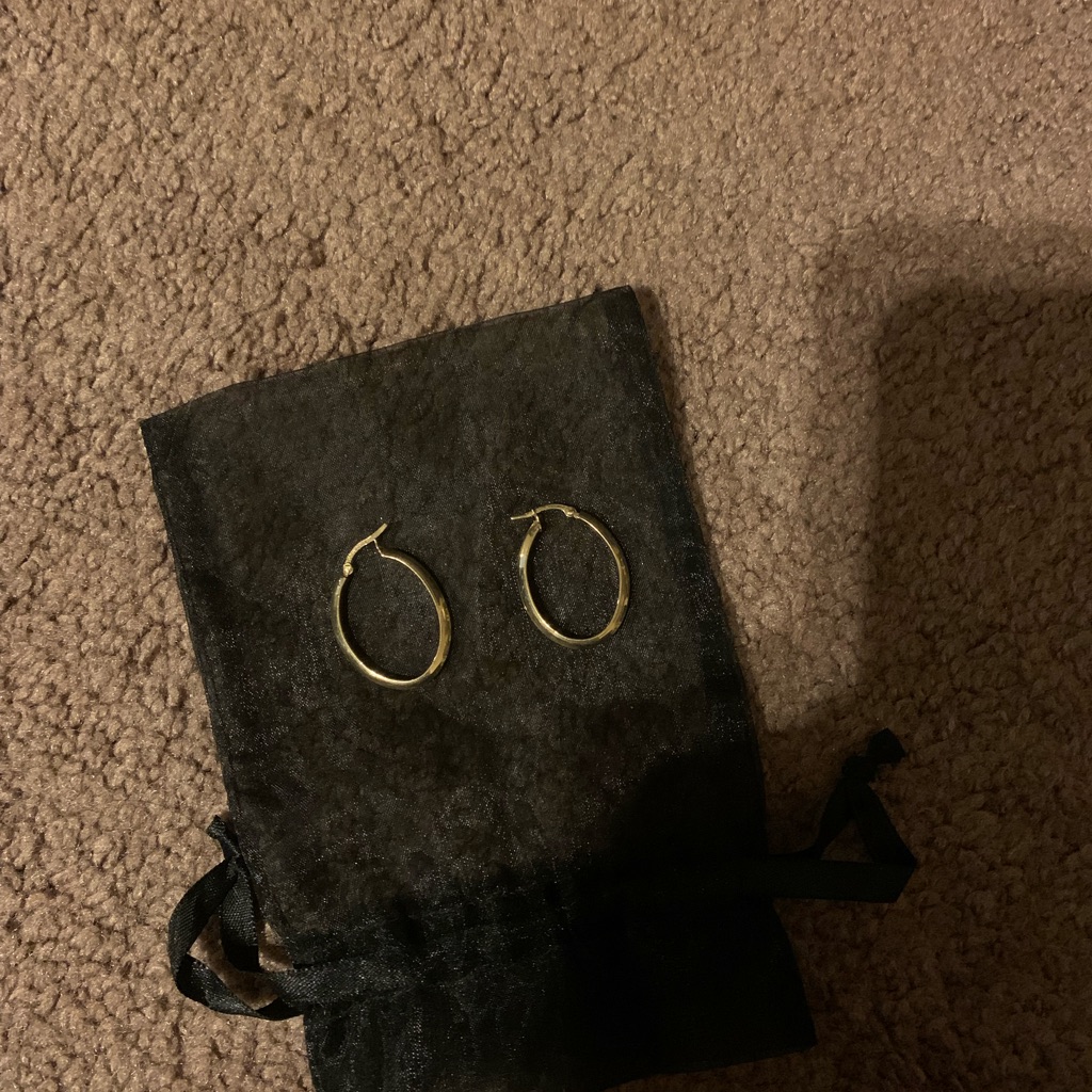 Gold Hoop Earrings 140$